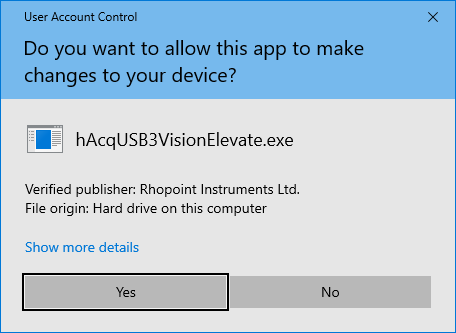 安装 USB 视觉驱动