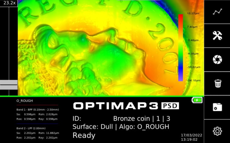 Optimap 3 graph - coin