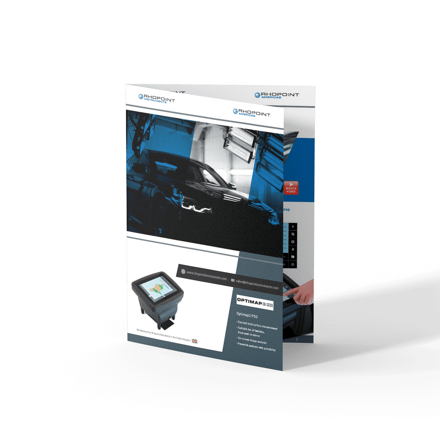 Rhopoint Optimap 3 Datasheet Mockup (English)