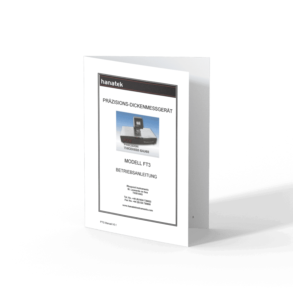 FT3 Manual German