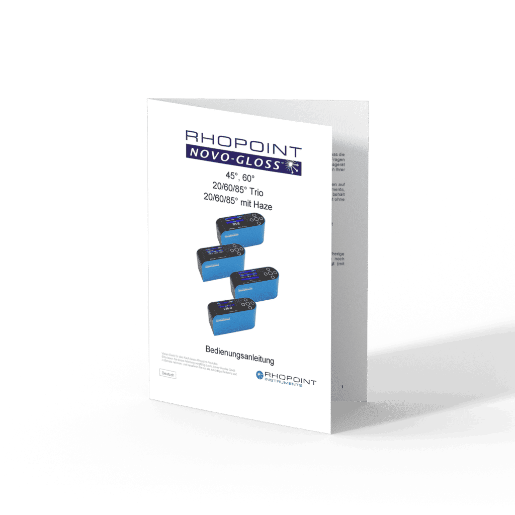 Novo Gloss Manual German