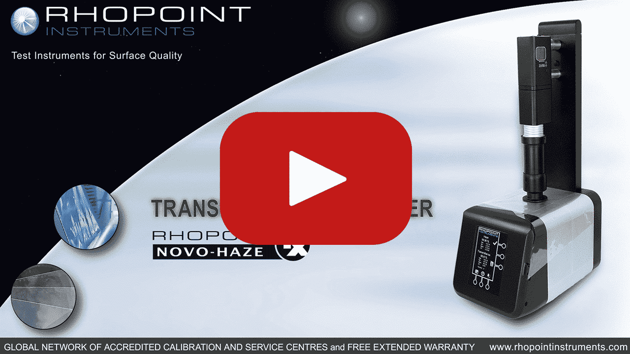 NovoHaze TX TransmissionsHazeMessgerät Rhopoint Instruments GmbH